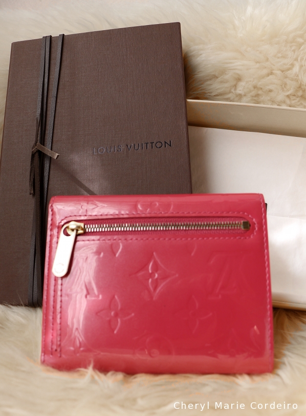 Louis Vuitton Red 2008 Patent Leather Wallet