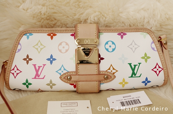 Louis Vuitton Shirley Multicolor Blanc Bag